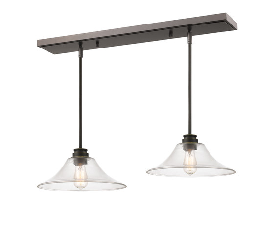 Linear/Island 2 Light Bar by Z-Lite ( 224 | 428MP14-2OB Annora ) 