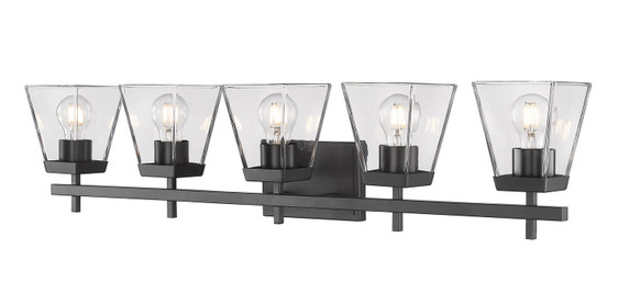 Bathroom Fixtures Five+Lights by Z-Lite ( 224 | 819-5V-MB Lauren ) 