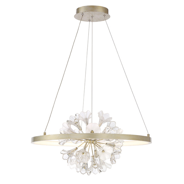 Eurofase 37342-012 Clayton Collection Gold LED Chandelier