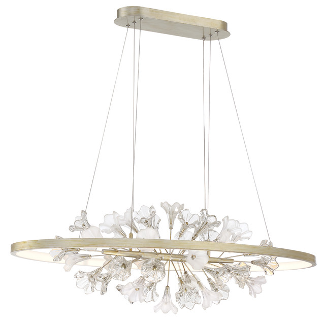 Eurofase 37344-016 Clayton Collection Gold LED Chandelier