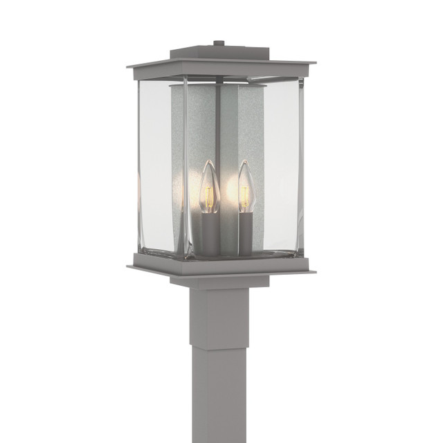 Hubbardton Forge | 344840-SKT-78-81-ZM0703 | Kingston Collection | Pewter, Nickel, Silver | Four Light Outdoor Post Mount