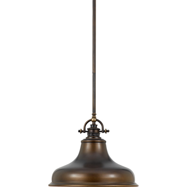 Quoizel | ER1814PN | Emery Collection | Bronze / Dark | One Light Pendant