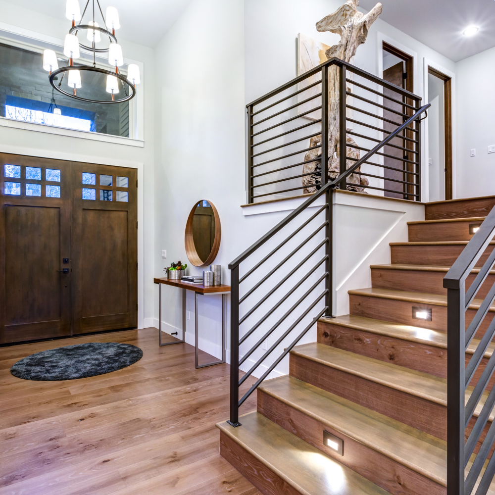 Entry and foyer