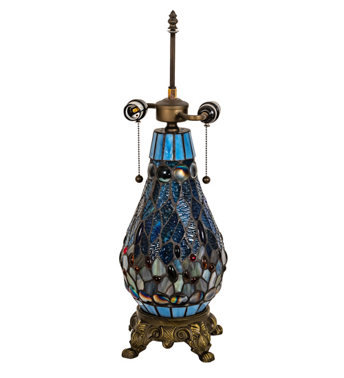 Meyda Lighting Tiffany Dragonfly Table Lamp - Thumbnail 4