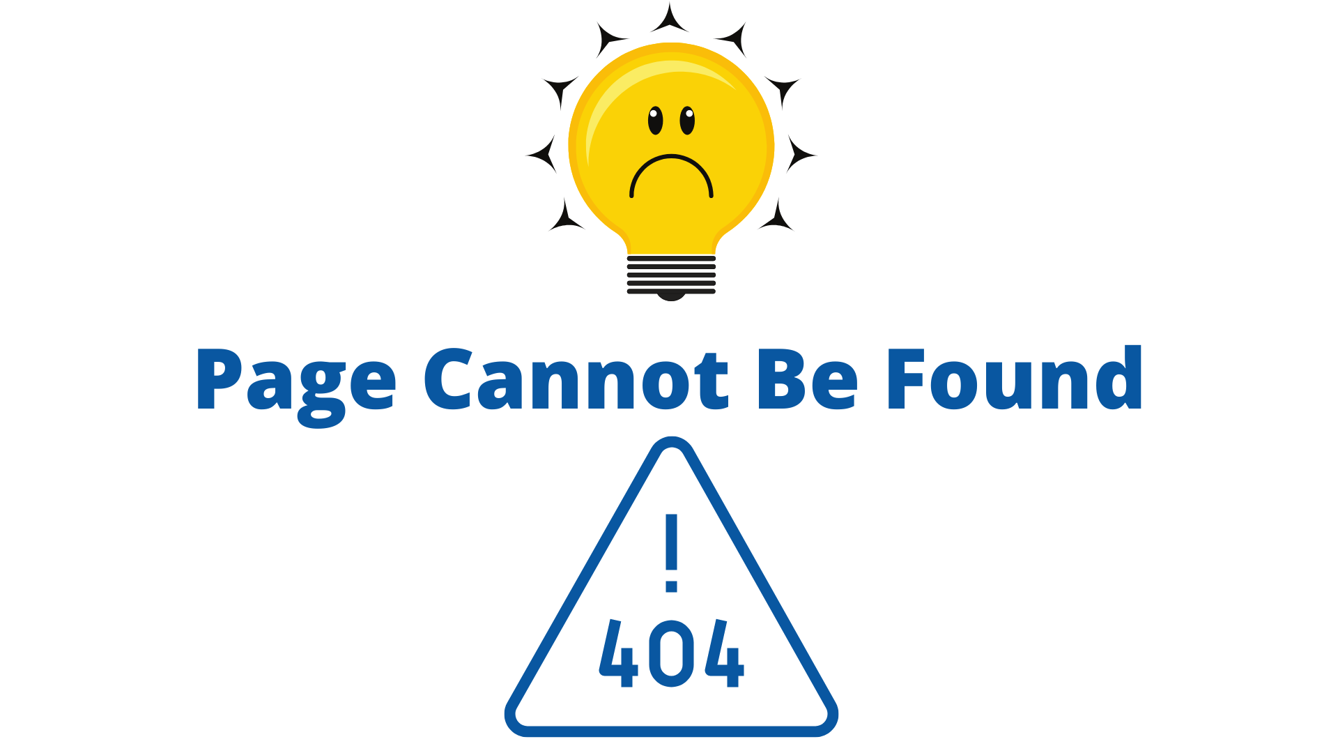 Page Cannot be Found Image