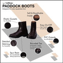 TuffRider Starter Front Zip Paddock Kids' Brown Boots