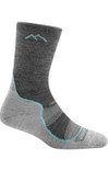 Darn Tough Women's Light Hiker Micro Crew Light Cushion Sock Slate