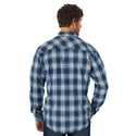 Wrangler Men's Retro Premium Long Sleeve Shirt - Blue