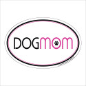 Imagine This! "Dog Mom" Oval Shaped Magnet