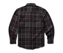 Wolverine Men's Glacier Heavyweight Long Sleeve Flannel - Midnight Black Plaid