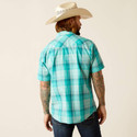 Ariat Men's Haddon Retro Fit Shirt - Winter Aqua