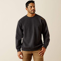 Ariat Men's Rebar Lightweight Sweatshirt - Charcoal Heather 