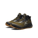 Keen Men's Men's Zionic NXT Waterproof Hiking Boot - Dark Olive/Black