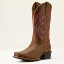 Ariat Women's Round Up Narrow Cutter Toe Western Boot - Sorrel Crunch