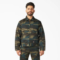 Dickie's Men's Insulated Eisenhower Jacket - Hunter Green Camo Dickie's Men's Insulated Eisenhower Jacket - Hunter Green Camo