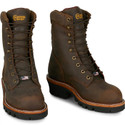 Chippewa Men's Super Logger 9" Waterproof Insulated Steel Toe - Aged Bark