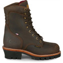 Chippewa Men's Super Logger 9" Waterproof Insulated Steel Toe - Aged Bark