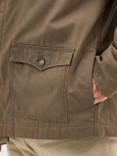Wrangler Western Lined Canvas Barn Coat - Morel