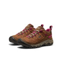 Keen Women's Targhee IV Waterproof Hiking Shoe - Bison/Beaujolais