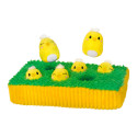 Patchwork Pet Chicks in Grass Dog Toy