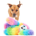 Bark Good Vibes Gary Sloth Rainbow Dog Toy