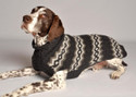 Chilly Dog Sweaters Gray Diamonds Dog Sweater