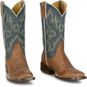 Tony Lama Women's Madison 11" Western Square Toe Boot - Tan