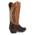 Laredo Women's Sundra Snip Toe Leather Boot - Chocolate
