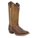 Laredo Women's Iron Belle Round Toe Leather Boot - Brown