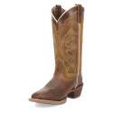 Laredo Women's Iron Belle Round Toe Leather Boot - Brown