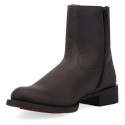 Laredo Men's Vanguard Round Toe Leather Boot - Charcoal