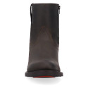 Laredo Men's Vanguard Round Toe Leather Boot - Charcoal