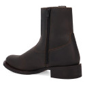Laredo Men's Vanguard Round Toe Leather Boot - Charcoal