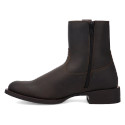 Laredo Men's Vanguard Round Toe Leather Boot - Charcoal