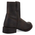 Laredo Men's Vanguard Round Toe Leather Boot - Charcoal