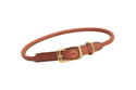 Tory Rolled Leather Dog Collar