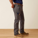 Ariat Men's Rebar M4 Low Rise DuraStretch Made Tough Stackable Straight Leg Pants - Grey