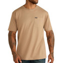 Ariat Men's Rebar Cotton Strong Standard Pocket T-Shirt - Greige