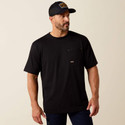 Ariat Men's Rebar Workman Graveyard T-Shirt - Black