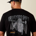 Ariat Men's Rebar Workman Graveyard T-Shirt - Black