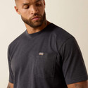 Ariat Men's Rebar Cotton Strong Skull T-Shirt - Charcoal Heather