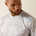 Ariat Men's Rebar Sunblocker Printed Long Sleeve T-Shirt - Micro Chip