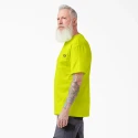 Dickies Men's Heavyweight Neon Short Sleeve Pocket T-Shirt - Yellow