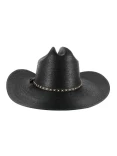 Resistol Jason Aldean Asphalt Cowboy Straw Hat - Black