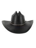 Resistol Jason Aldean Asphalt Cowboy Straw Hat - Black