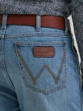 Wrangler Men's Retro Slim Fight Straight Leg Jean - Timber