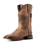 Ariat Men's Circuit Patriot Wide Square Toe Western Boot - Tan