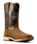 Ariat Men's Activator Patriot Wide Square Toe Work Boot - Alamo Brown
