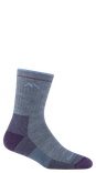 Darn Tough Women's "Hiker" Micro Crew Midweight Cushion Hiking Socks - Light Denim