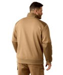 Ariat Men's Rebar Workman DuraCanvas 1/4 Zip Sweatshirt - Field Khaki